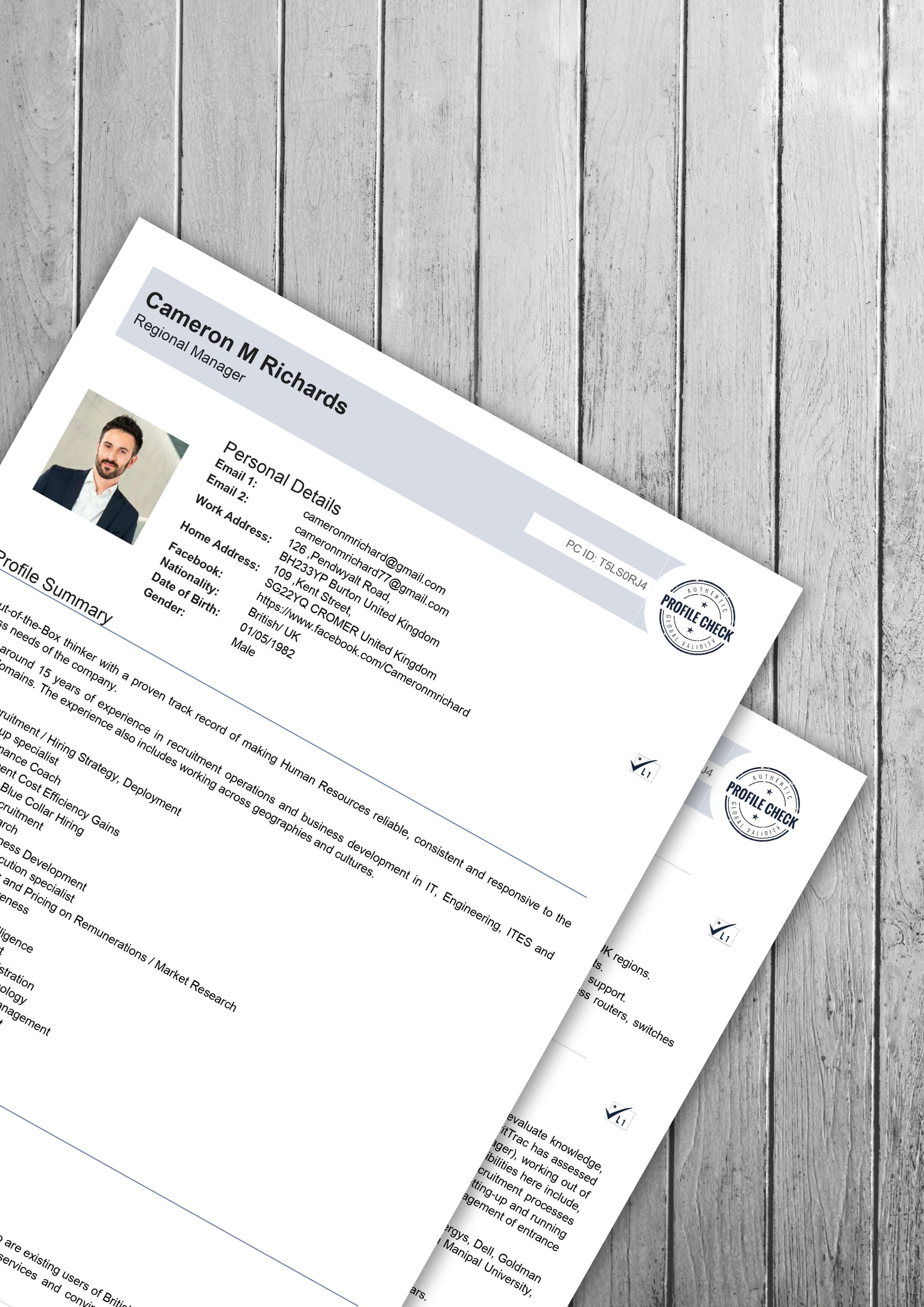 Find the best candidates and hire them with Profile Check